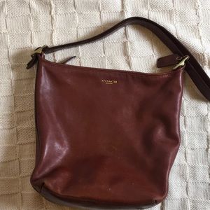 Coach Brown Leather Shoulder Bag